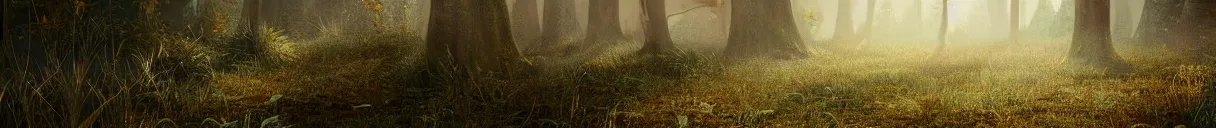 Image similar to a beautiful painting of a clearing in a forest, cinematic angle, movie concept, trending on artstation, octane render, 8 k, ultra high detail