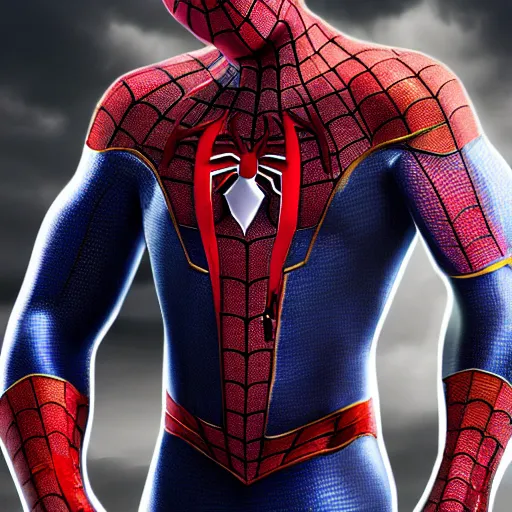 Prompt: characters portrait of Spiderman merged with MoonKnight, merged character, 4k, highly detailed, cinematic lighting