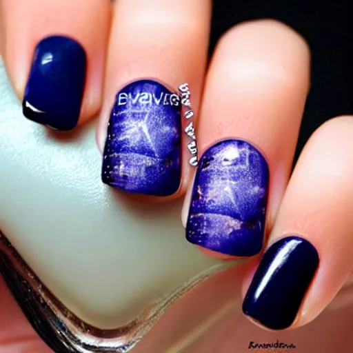 Prompt: evanescence nail art