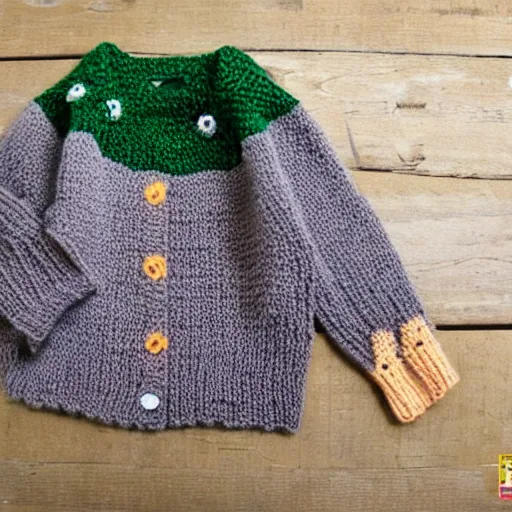 Image similar to avocado sweater knitting pattern for children intarsia chart picture jumper in dk yarn