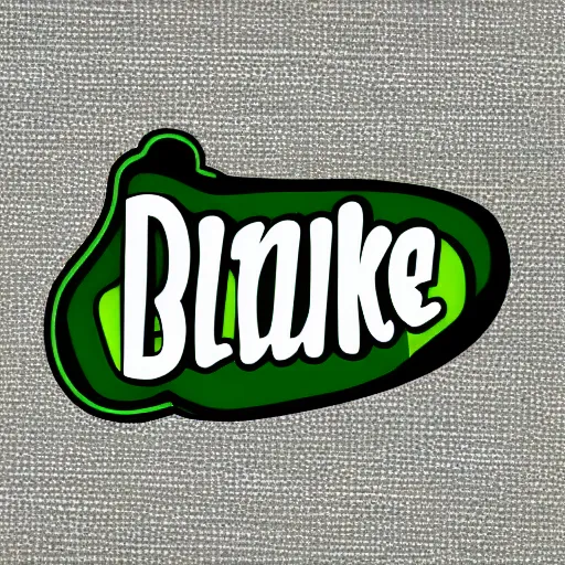 Prompt: logo inspired by a pickle, 2d, clip art