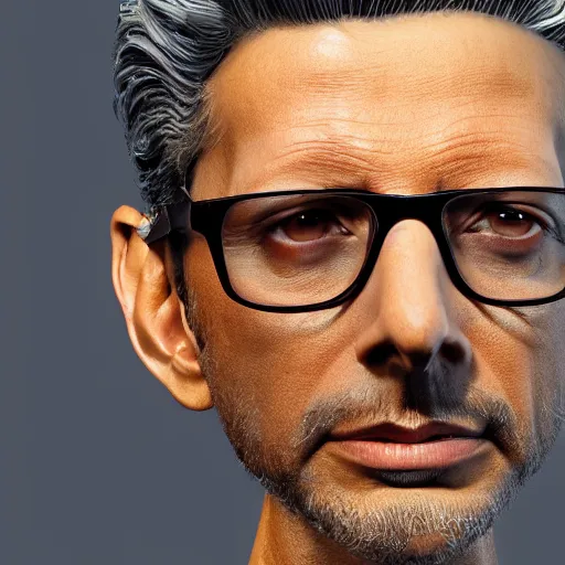 Image similar to hyperrealistic dslr film still of jeff goldblum disguised as legume, stunning 8 k octane comprehensive 3 d render, inspired by istvan sandorfi & greg rutkowski & unreal engine, perfect symmetry, dim volumetric cinematic lighting, extremely hyper - detailed, incredibly real lifelike attributes & flesh texture, intricate, masterpiece, artstation, stunning