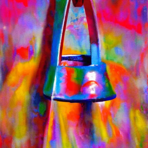 Image similar to another time piece ringing the bell, abstract surreal