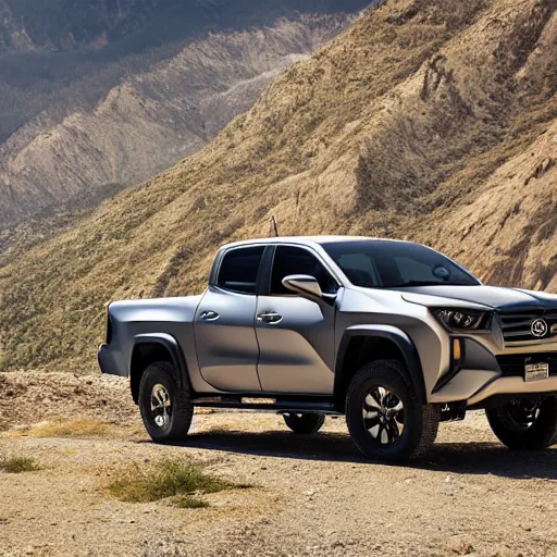 Image similar to toyota pickup 2 0 2 2 on the mountains professional photo