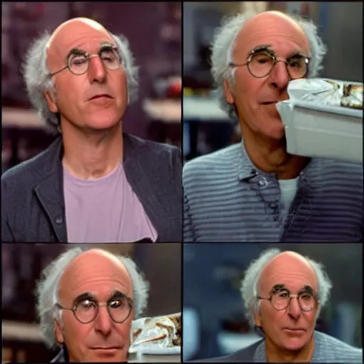 Image similar to larry david is a baby