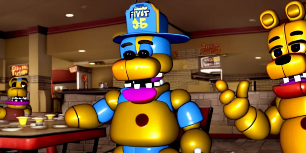 Image similar to 2 0 1 5 fnaf five nights at freddy's fast food restaurant, gameplay screenshot