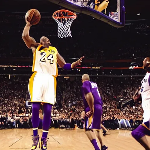 Image similar to kobe bryant hitting a fadeaway