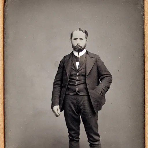 Prompt: daguerrotype of a well dressed man with fly eyes