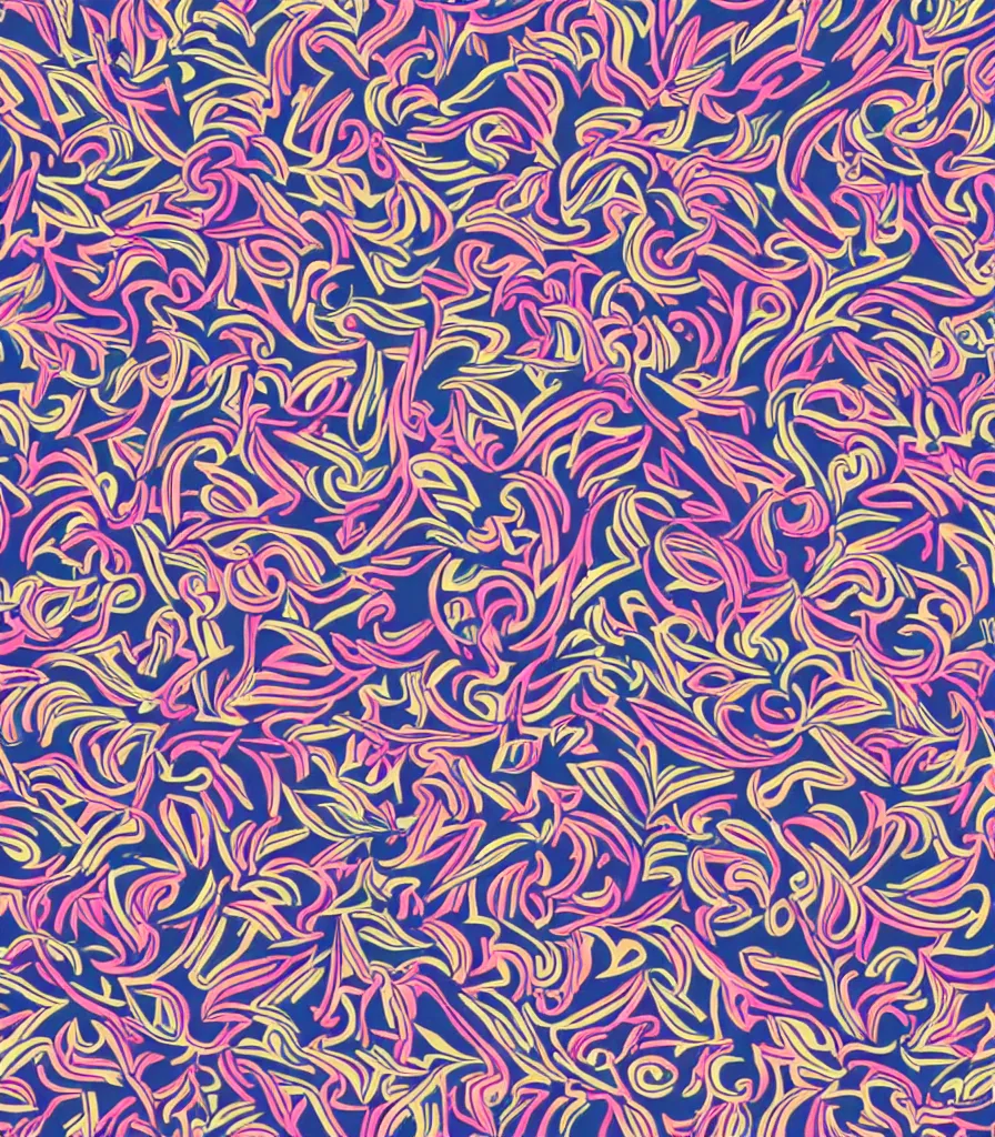 Image similar to a beautiful, symmetric pattern by andy warhol