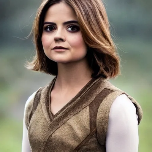 Image similar to a humanoid fox that looks like jenna coleman