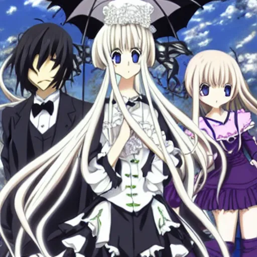 Image similar to victorique anime gosick