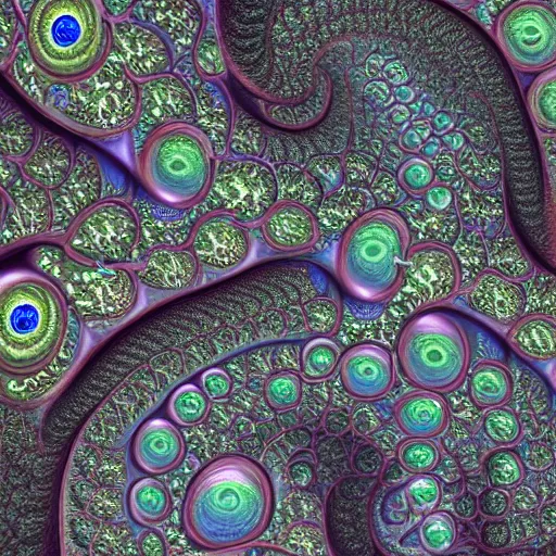 Image similar to ai producing the realist, most detailed, popular, imaginative and best art ever based on fractal numbers