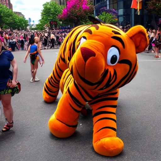 Image similar to Tigger at pride