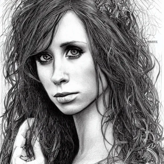 Image similar to a highly detailed portrait of jennifer love hewitt in the style of luis royo and in the style of charles dana gibson.