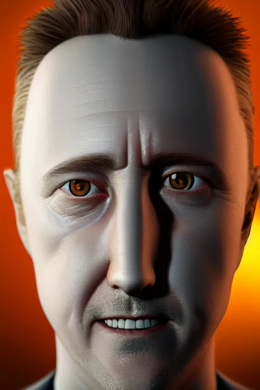 Prompt: edward norton face inside a boiled egg, ef 8 5 mm f 1. 8 usm, bionic scifi alexandre ferra, hyper detailed, digital art, trending in artstation, cinematic lighting, studio qualit, smooth render, unreal engine 5 rendered, octane rendered