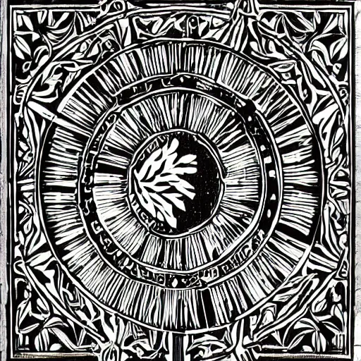 Image similar to the 1 2 days of christmas, extreme detail, wood cut print