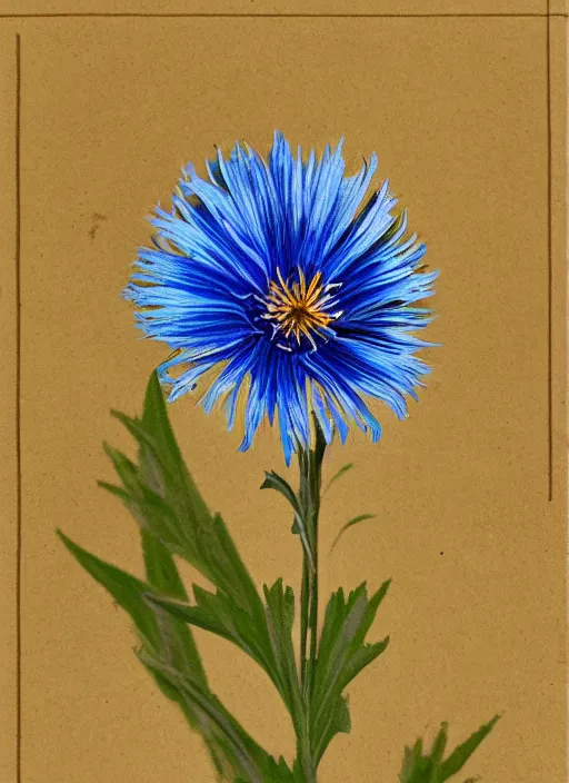 Prompt: centaurea cyanus, concept