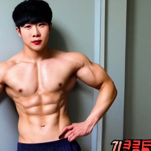 Image similar to korean muscle boy 2 1 years old