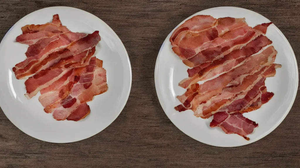 Image similar to linenpunk acrid plate of bacon