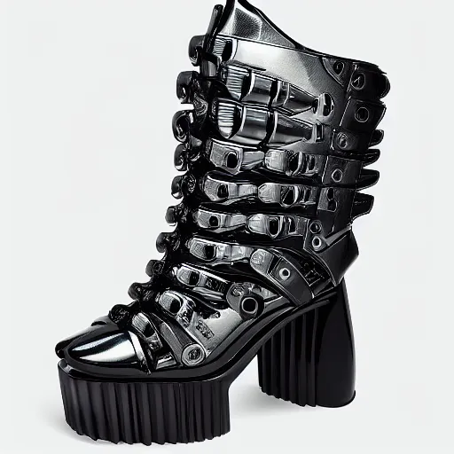 Image similar to Balenciaga cybernetic accessories