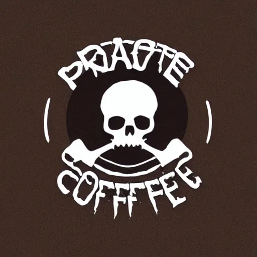 Image similar to Sign logo for pirate coffee