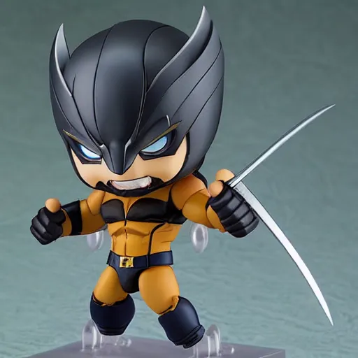 Image similar to “ wolverine, an anime nendoroid of wolverine, figurine, detailed product photo ”