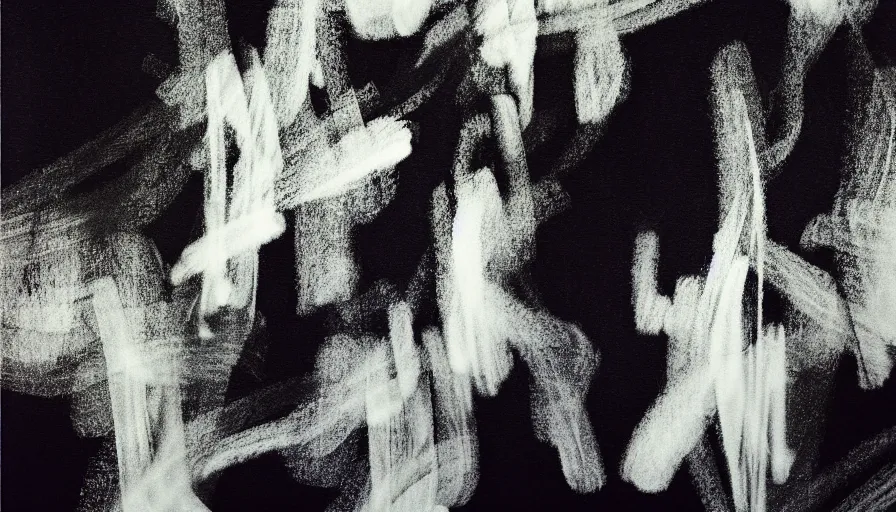 Prompt: smudge, black ink, black ink, long exposure, abstract, reflection, impressionism by Sarah Moon,