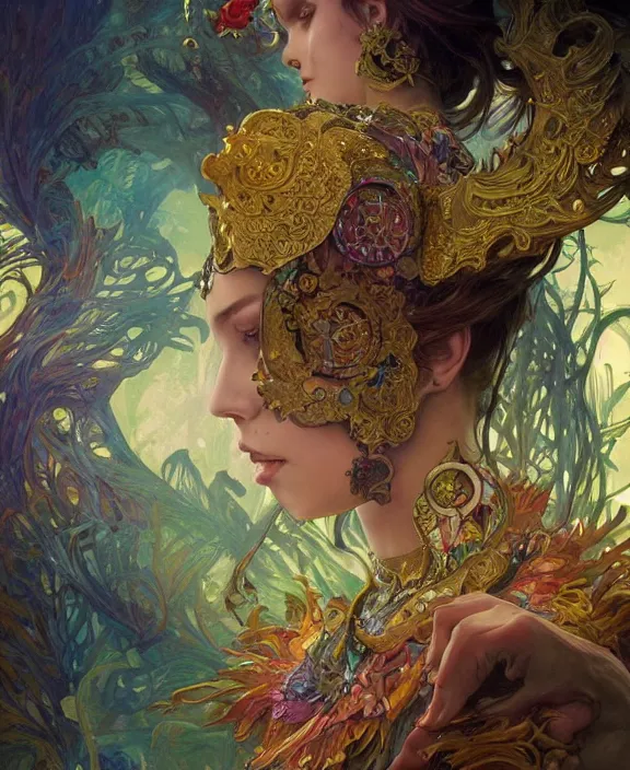 Prompt: monster energy drink, fantasy, intricate, elegant, highly detailed, colorful, vivid color, digital painting, artstation, concept art, art by artgerm and greg rutkowski and alphonse mucha and ruan jia