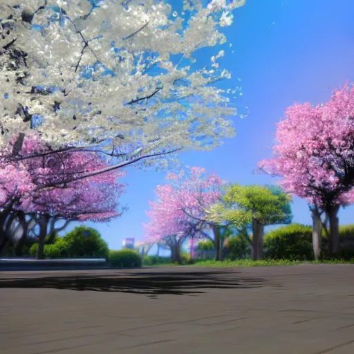 Prompt: sakura unreal engine