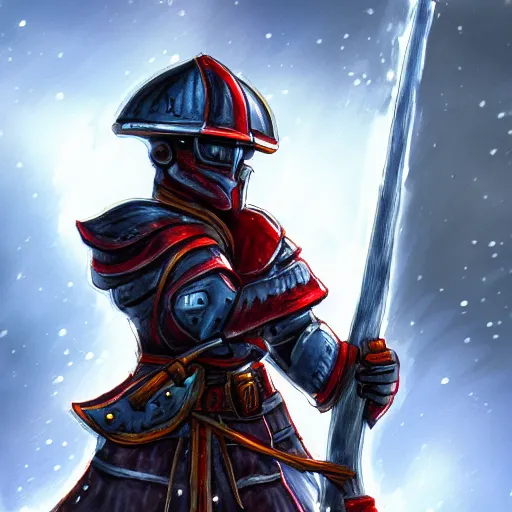 Image similar to A fantasy knight wearing firefighter gear and holding a fire axe, highly detailed, digital art, sharp focus, trending on art station, fire elemental, anime art style