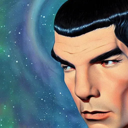 Image similar to a beautiful photo of spock, photorealistic