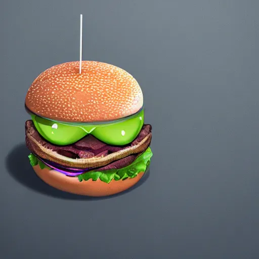 Prompt: burger with a blobfish inside, extremely detailed, 8k resolution, high detail