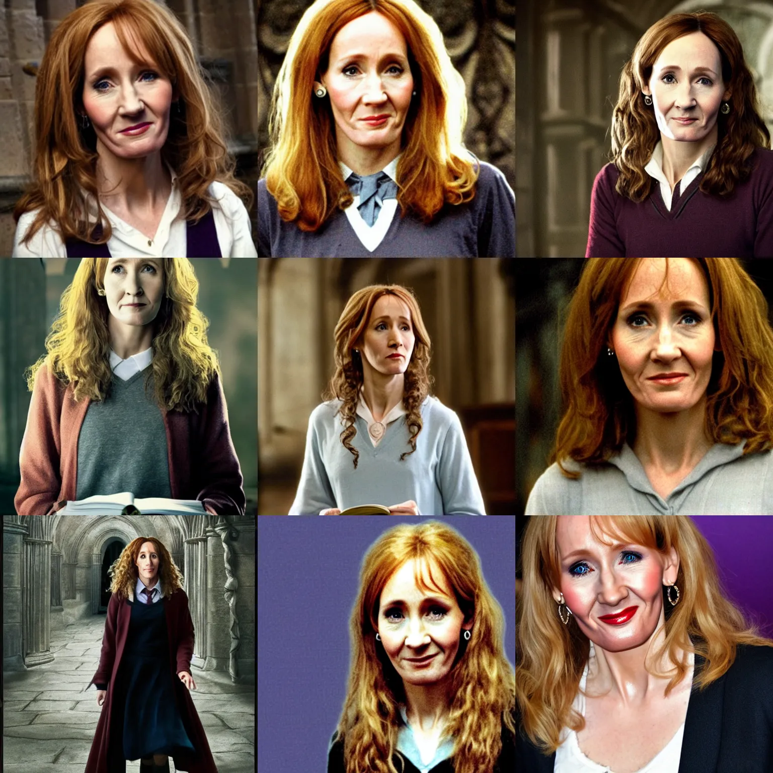 Prompt: J.k Rowling as Hermione