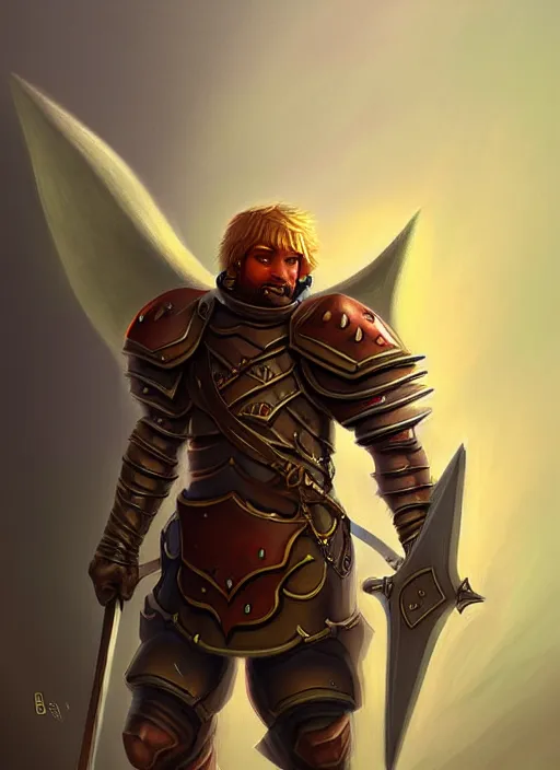 Prompt: a meoguard humanmale paladin!!, fantasy, dungeons and dragons, an ultrafine detailed painting, detailed painting, boris valejo