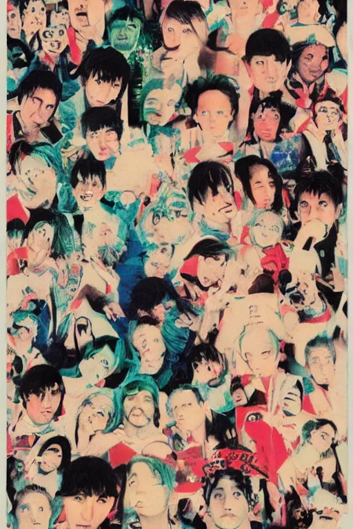 Prompt: harmony korine japanese vhs cover art, detailed facial expressions