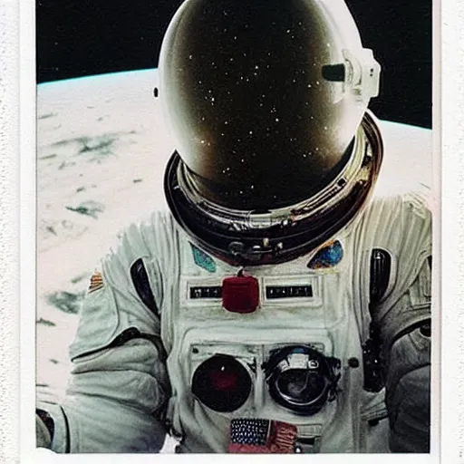 Prompt: 1 8 0 0 astronauta, polaroid photo, perfect photo, photo pinterest