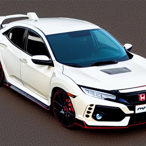 Image similar to honda civic type r in a bubble