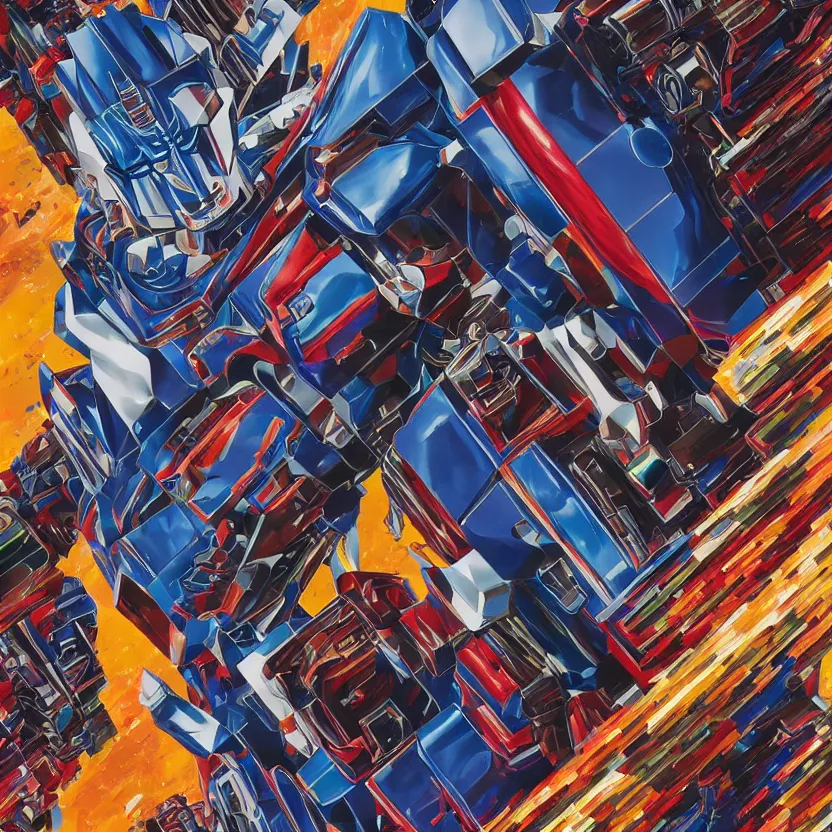 Image similar to Jonathan Zawada Optimus Prime