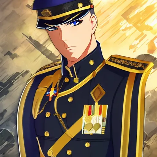 Prompt: full body portrait of saber from fate / stay night as a dictator in full military uniform with way too many medals, highly detailed, trending on artstation, 4 k, drawn by wpl