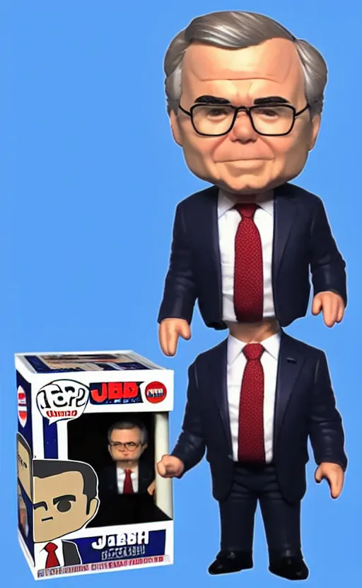 Prompt: jeb bush funko pop