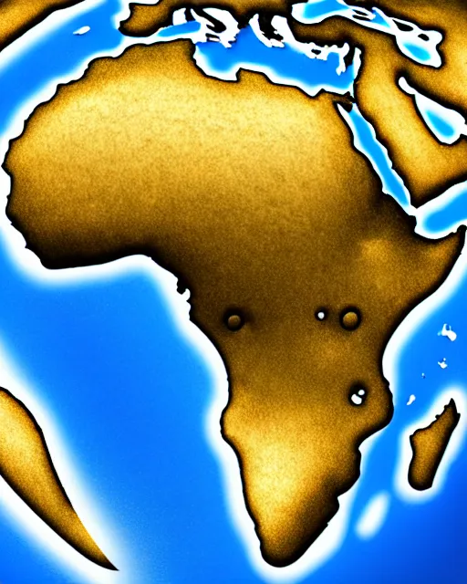 Image similar to a extremely ultra highly detailed majestic hi - res ultra highly detailed logo of africa, zoom out, 8 k, high textures, ultra hyper sharp, insanely detailed and intricate, super detailed, 8 k hdr ultra high quality