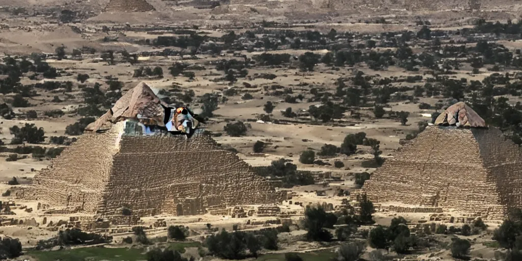 Image similar to working at the pyramids tonight