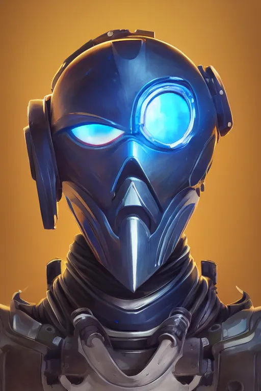 Image similar to epic mask helmet robot ninja portrait stylized as fornite style game design fanart by concept artist gervasio canda, behance hd by jesper ejsing, by rhads, makoto shinkai and lois van baarle, ilya kuvshinov, rossdraws global illumination radiating a glowing aura global illumination ray tracing hdr render in unreal engine 5