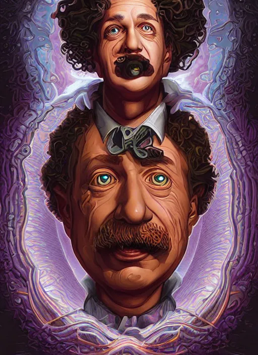 Image similar to lovecraft lovecraftian portrait of einstein, pixar style, by tristan eaton stanley artgerm and tom bagshaw.