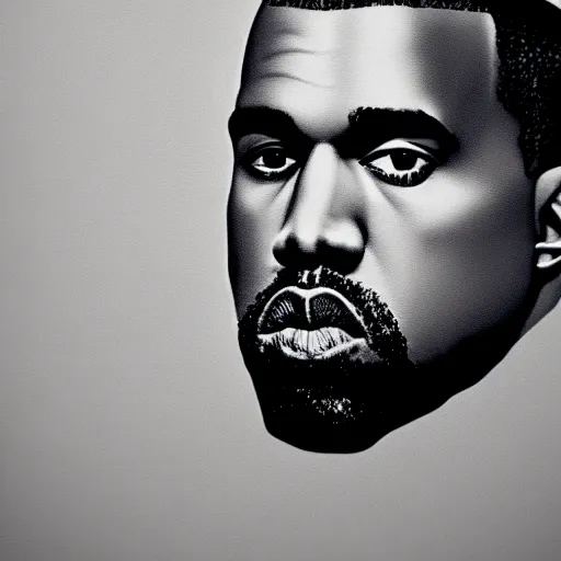 Image similar to portrait of kanye west by james dean, very detailed, 4 k