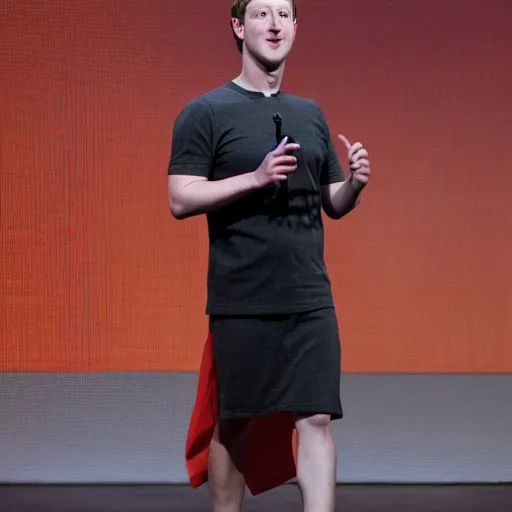 Prompt: mark zuckerberg wearing a roman toga