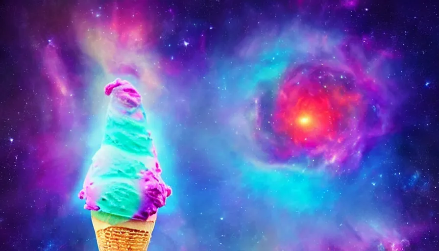 Image similar to stunning render of a cosmic - flavored