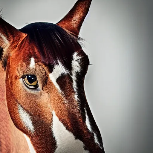 Image similar to a horse - cat - hybrid, animal photography