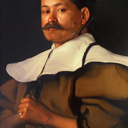 Image similar to high quality high detail painting by diego velasquez, hd, portrait