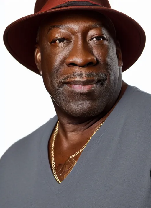 Prompt: DSLR photo portrait still of 65 year old age 65 Michael Clarke Duncan at age 65!!!, 85mm f1.8